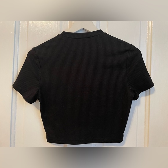 2 for $6 Mock neck crop top - Picture 2 of 4